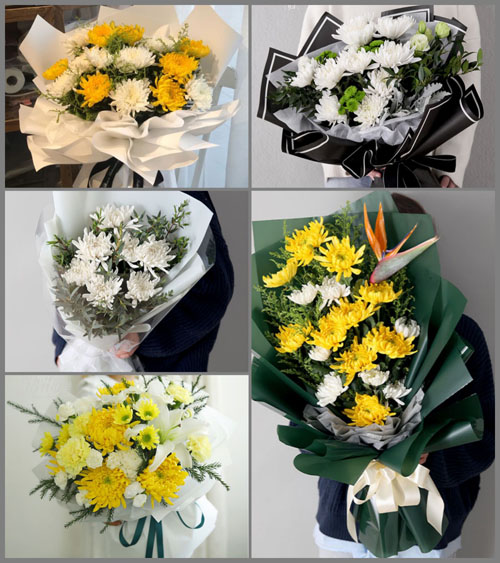 四川成都崇州市道明镇斜阳村白事花束代送
